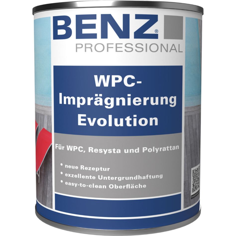 BENZ PROFESSIONAL WPC-Imprägnierung evolution, 2,5 l - transparent