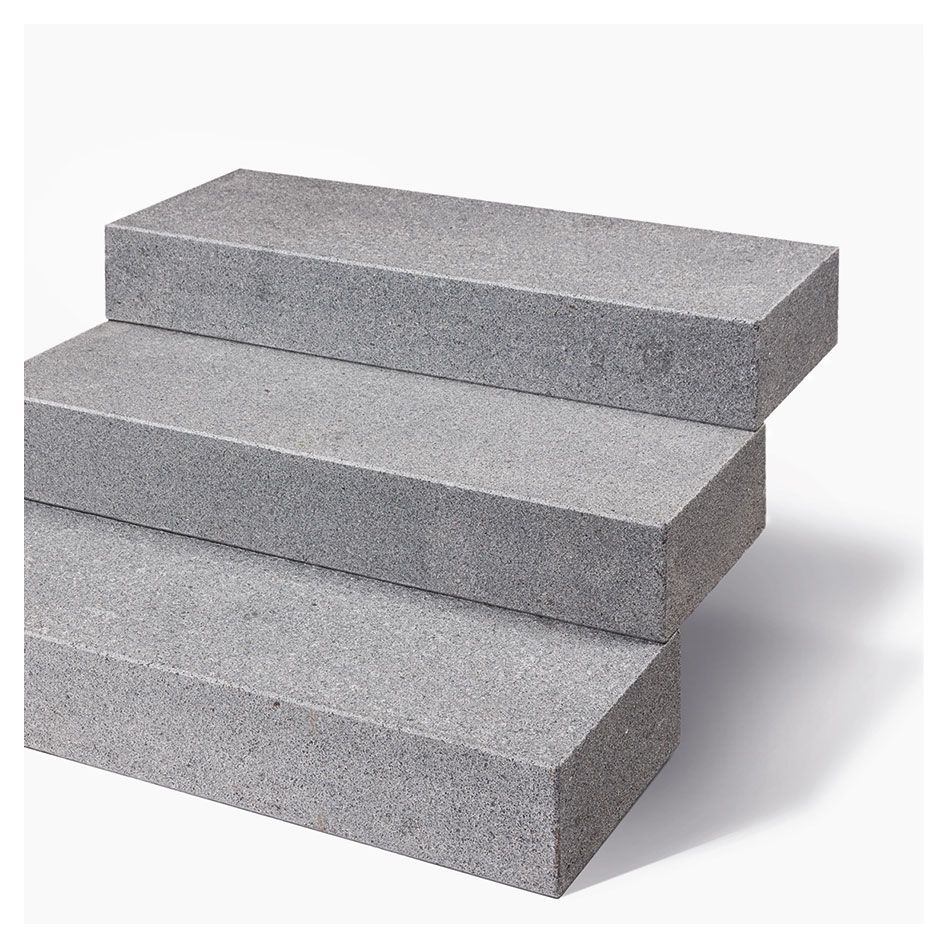 Seltra Natursteine Blockstufe GALA EXACTA NEW Granit anthrazit Herkunft Vietnam günstig