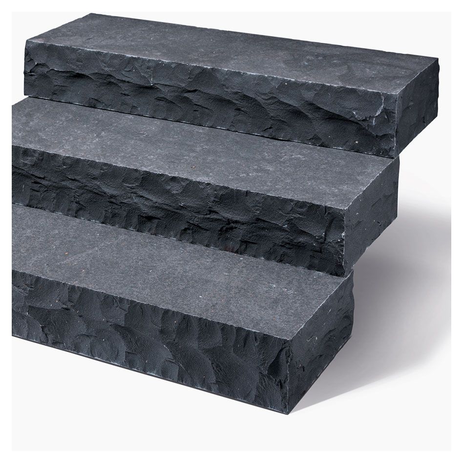 Seltra Natursteine Blockstufe SANOKU® KARAT PLUS Basalt anthrazit-schwarz günstig