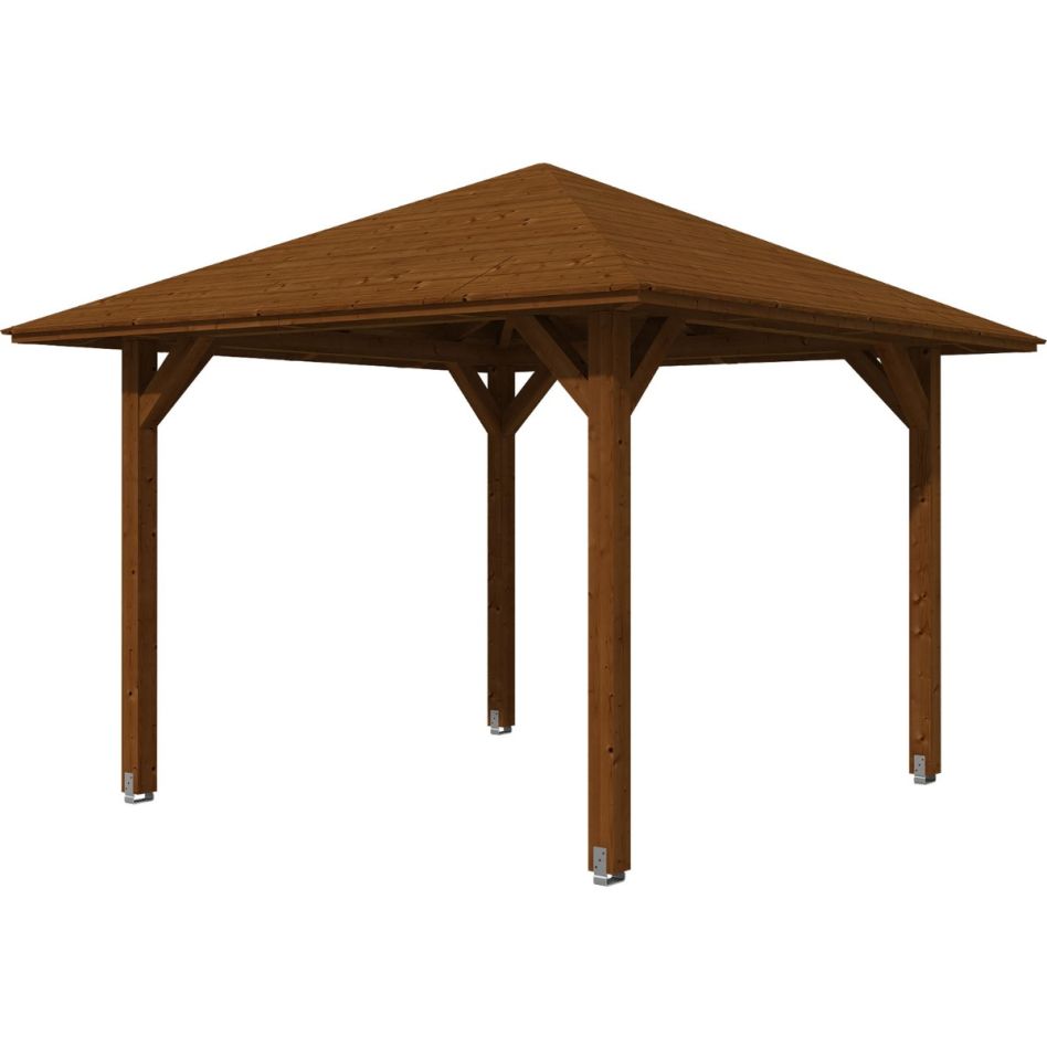 Skan Holz Pavillon Cannes Nussbaum Holzpavillon günstig