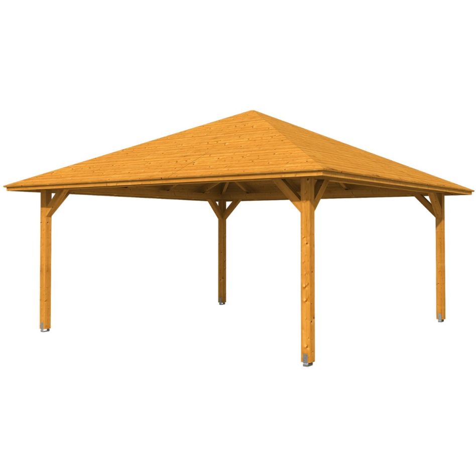 Skan Holz Pavillon Cannes Eiche Hell Holzpavillon günstig