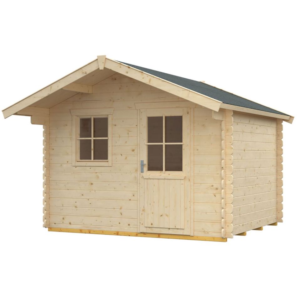 Skan Holz Gartenhaus Como Gartenhütte, 300x250 cm