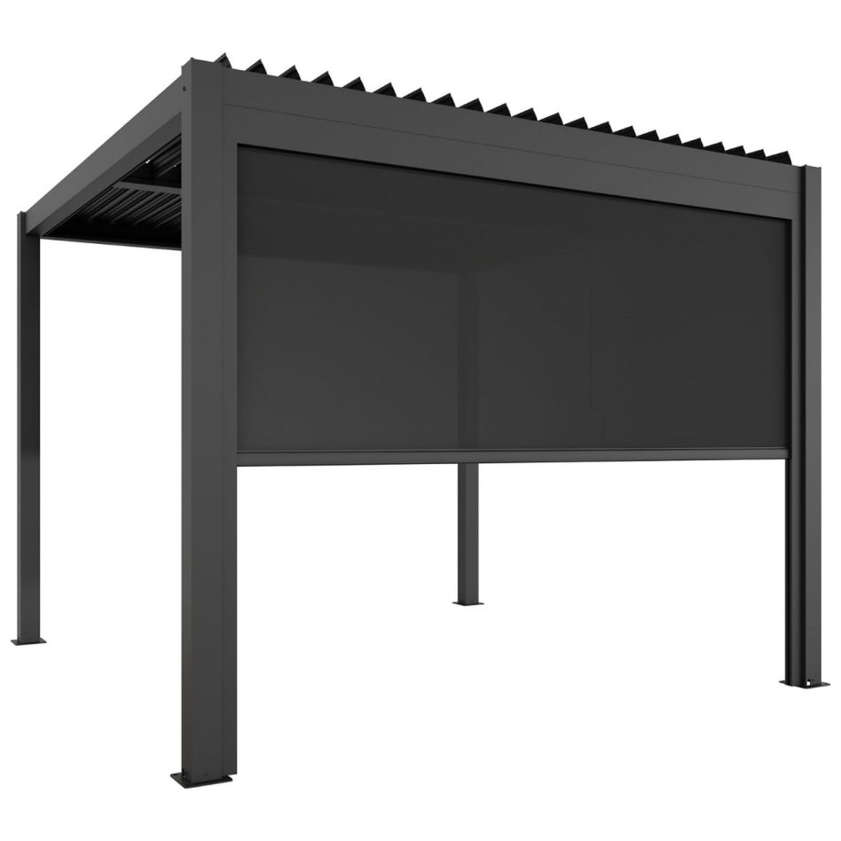 Ximax Seitenmarkise für Lamellendach Pergola Shade dunkelgrau günstig