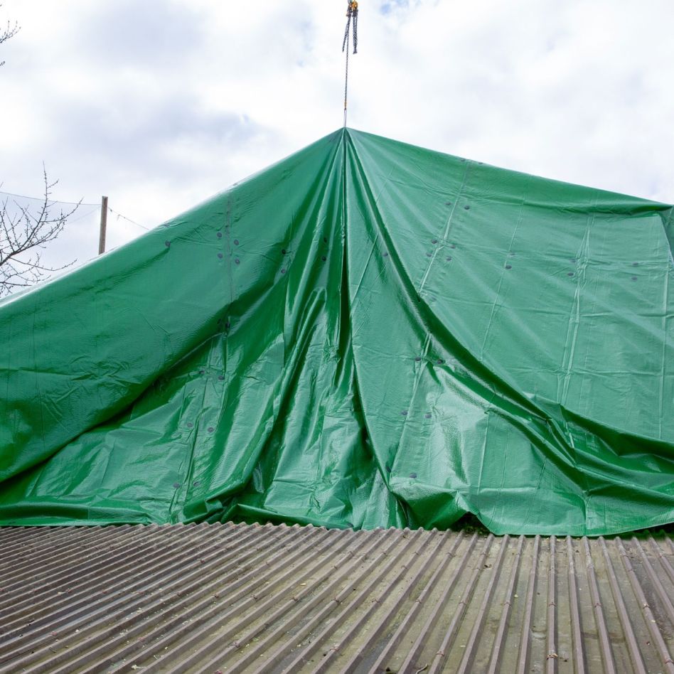 Klöber SEPA Notdach grün, 12x15 m