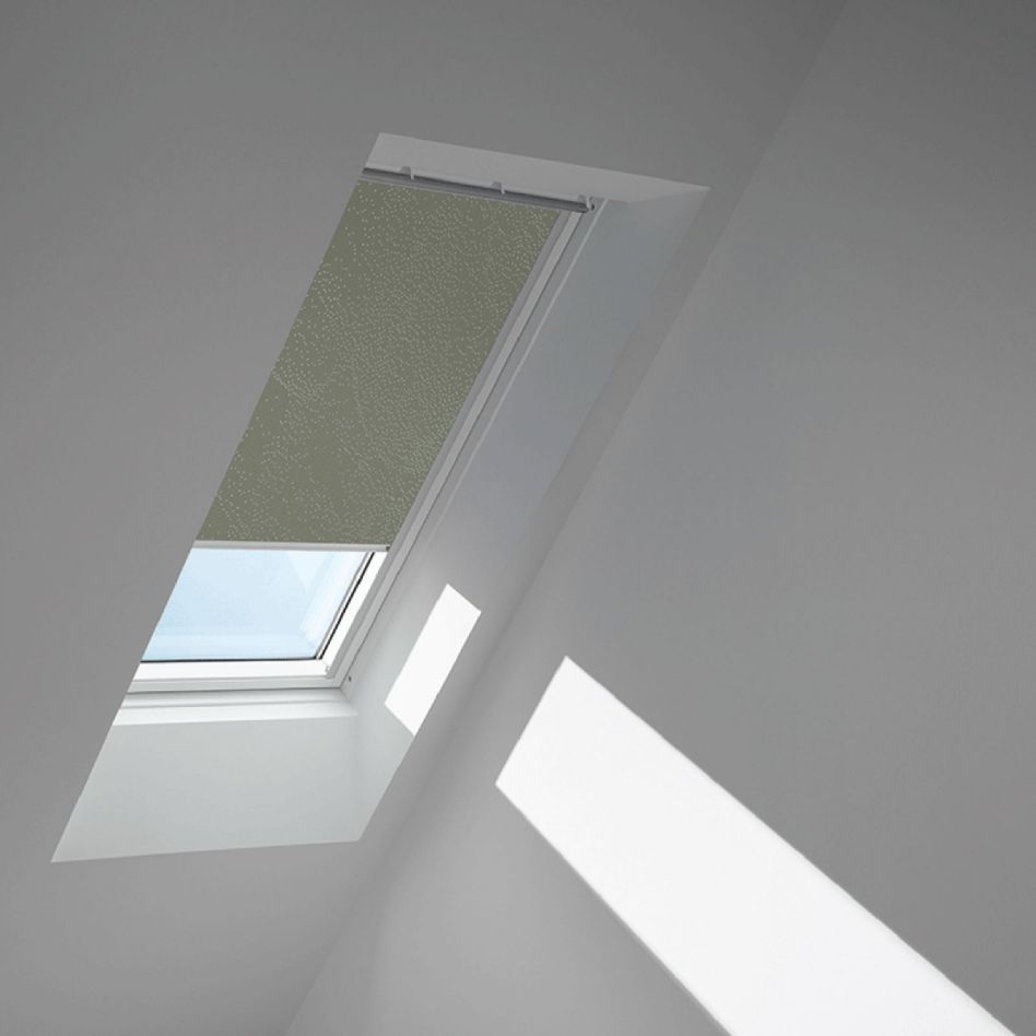 VELUX Verdunkelungsrollo Olivebeige gepunktet 4575 günstig
