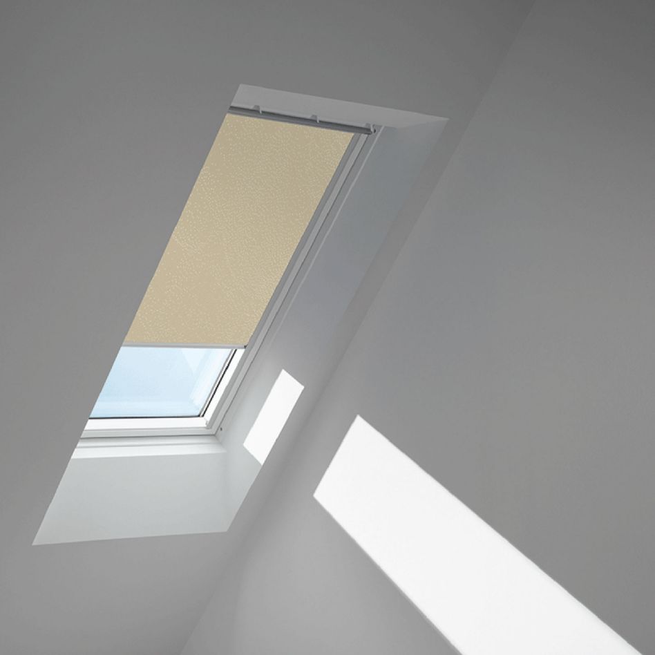 VELUX Verdunkelungsrollo Sandbeige gepunktet/Weiß 4579 günstig