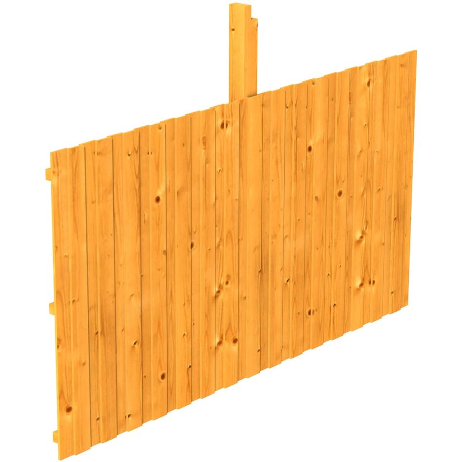 Skan Holz Rückwand Leimholz für Einzelcarport für Durchfahrt bis 341cm Eiche Hell günstig