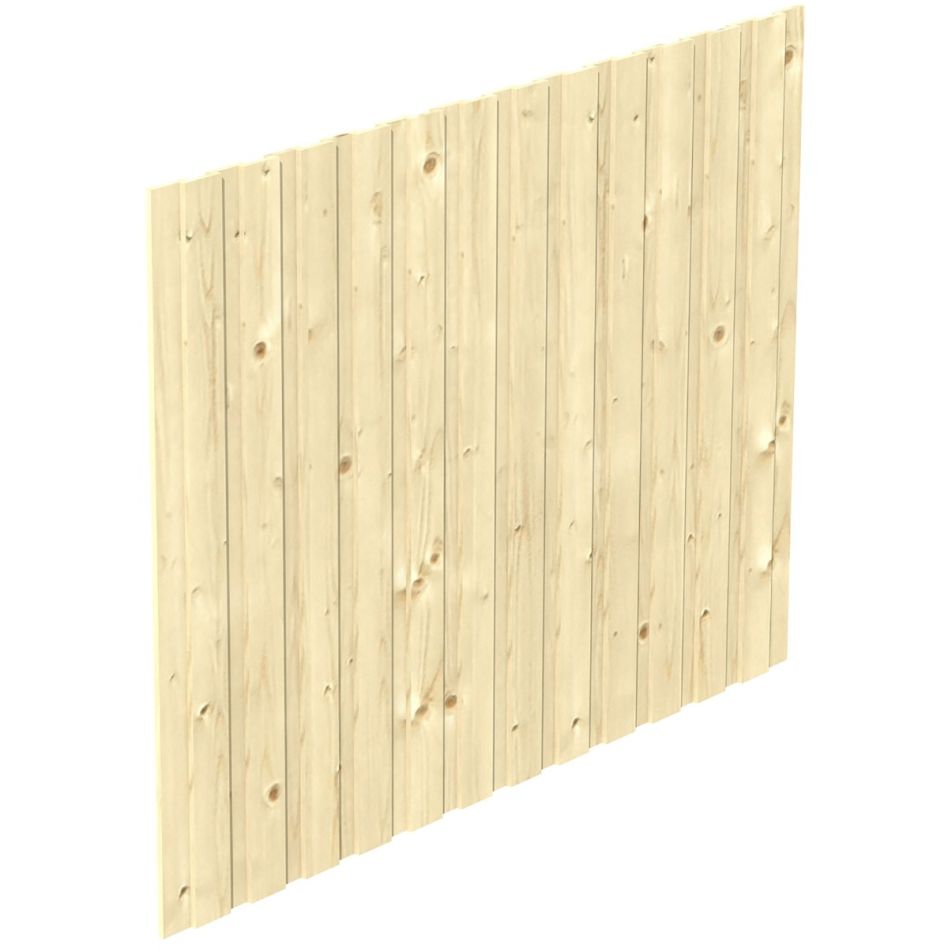 Skan Holz Seitenwand Leimholz ohne Tür Naturbelassen für Carports günstig