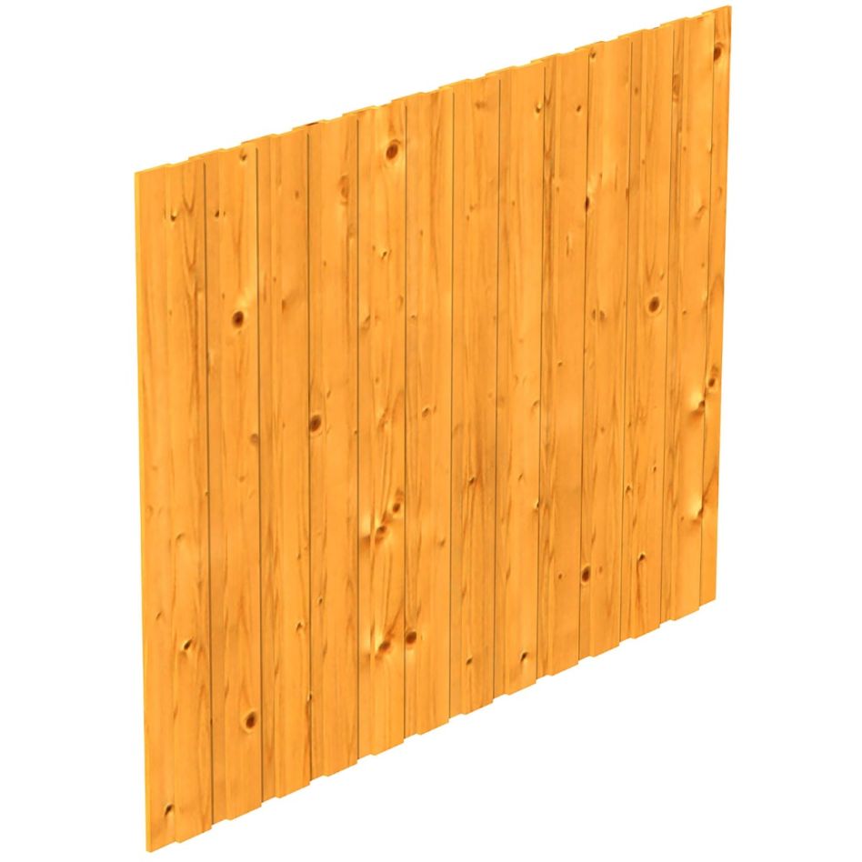 Skan Holz Seitenwand Leimholz ohne Tür Eiche Hell für Carports günstig