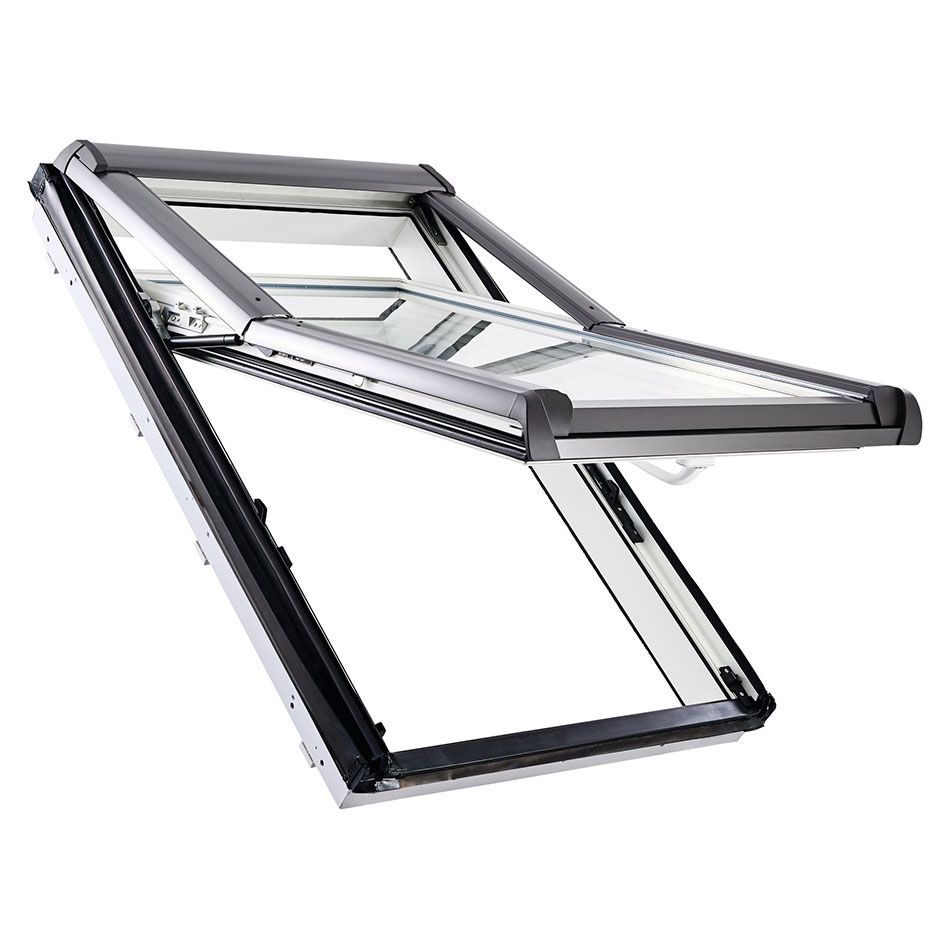 Roto Fenêtre de toit à projection comfort PVC avec store anti-chaleur intégré R7 günstig
