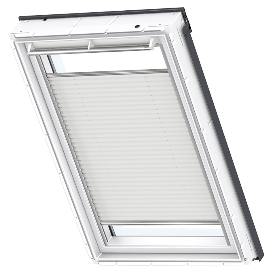 VELUX Wabenplissee Uni weiß Uni weiß 1045