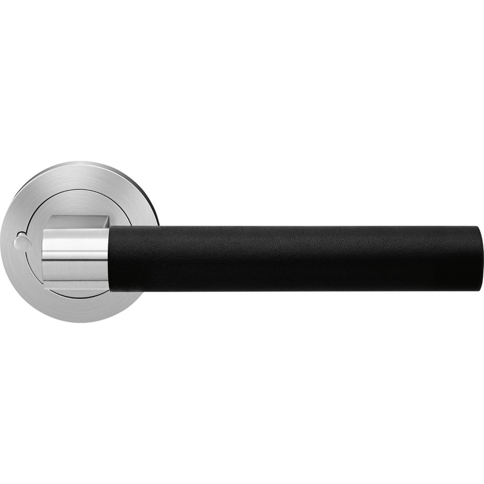 Karcher Türgriff-Garnitur Madeira Leder ER45LS KD Comfort Privacy Edelstahl matt Türklinke günstig
