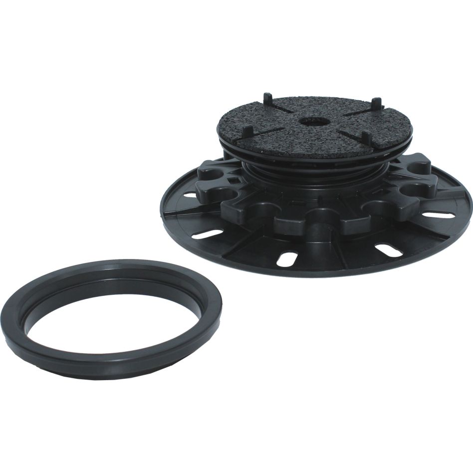 Pieds de terrasse ferax Porto PLUS VARIO pour pierre et céramique, monobloc, 41 à 234 mm, 41-66 mm