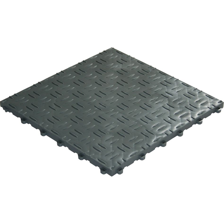 florco dalle de terrasse click PVC grip gris, 6 pièce(s) günstig