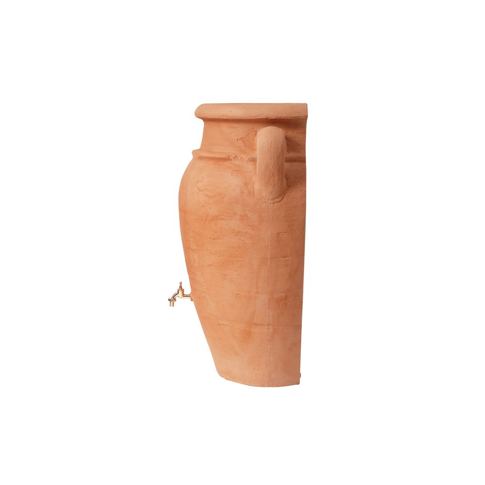 Regentonne Antik Wand-Amphore 260 L, terracotta Regenfass günstig