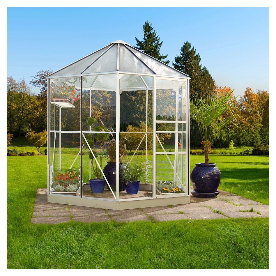 Vitavia Gewächshaus Pavillons Juno Tomatenhaus Weiß günstig