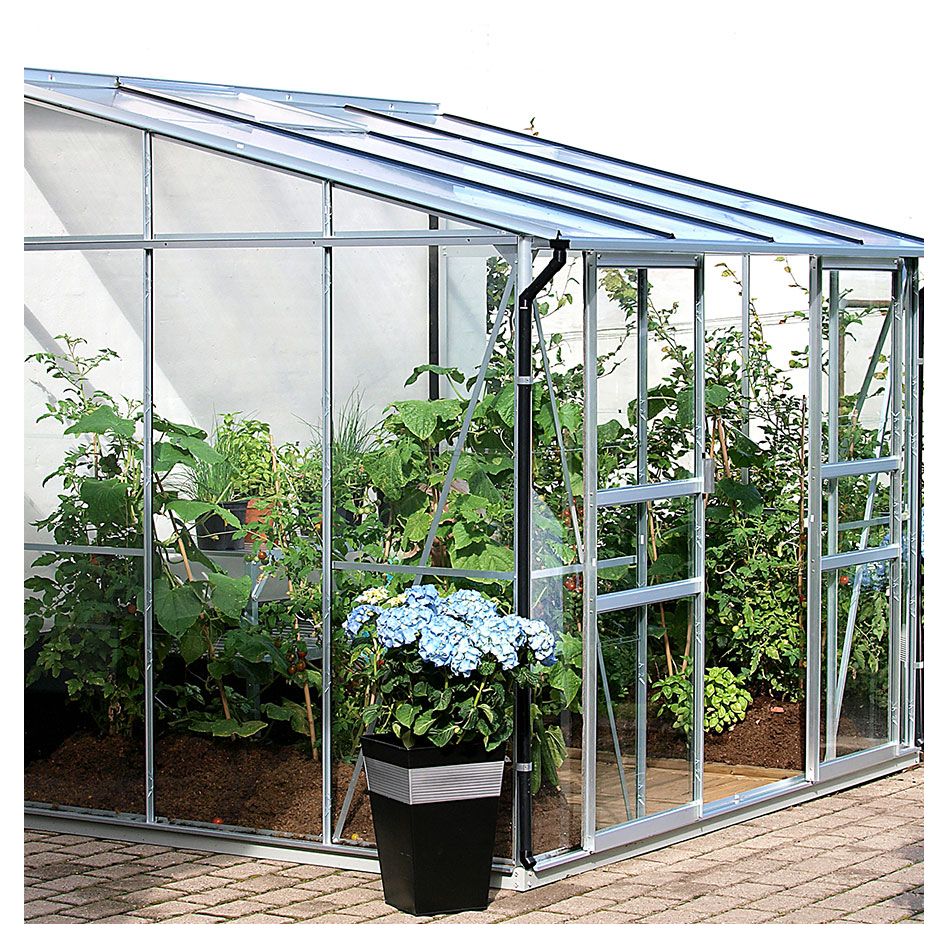 Vitavia Anlehngewächshaus Osiris Tomatenhaus Kombiverglasung Silber günstig