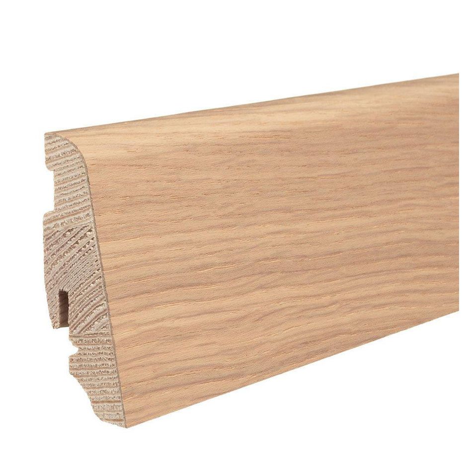 Haro Sockelleiste furniert Eiche weiß Fußleisten günstig