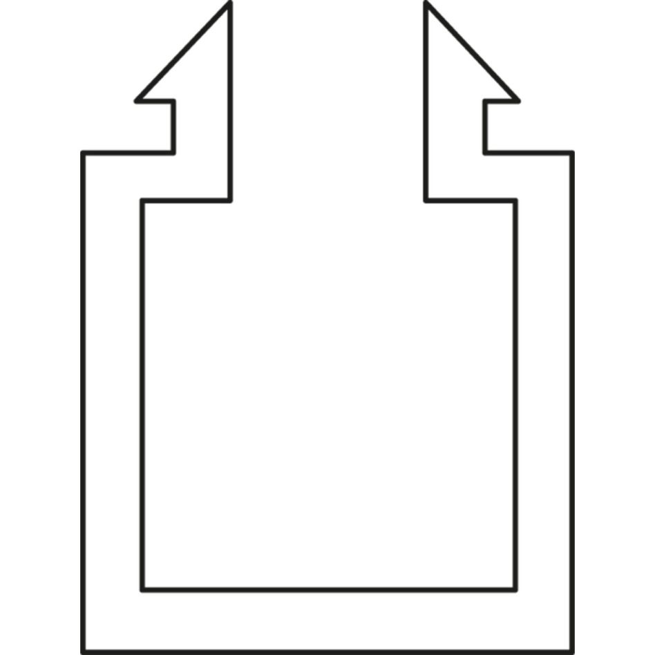 ALWO Oberprofilsystem ISO-Distanzprofil 8213/8214 grau 15x6000 mm Montageprofil günstig