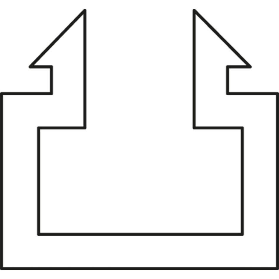 ALWO Oberprofilsystem ISO-Distanzprofil 8213/8214 weiss 9x6000 mm Montageprofil günstig