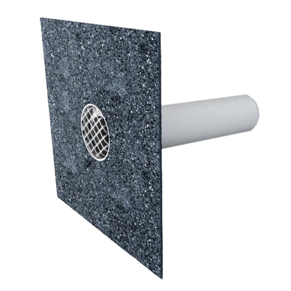 Klöber Flavent Notüberlauf mit Bitumen-Manschette