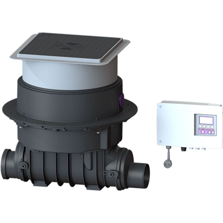 Clapet anti-retour KESSEL Pumpfix-F-confort, kit complèt, noir günstig