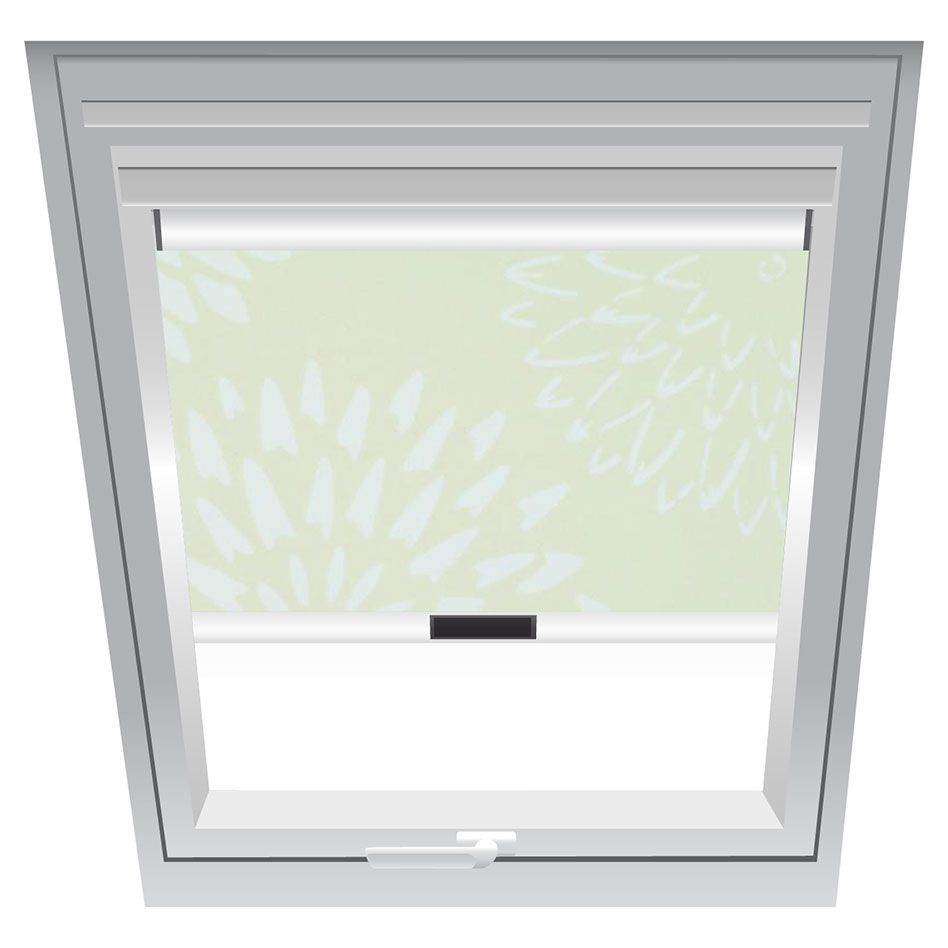 Roto Verdunklungsrollo Blumen-Beige 3-V51 günstig