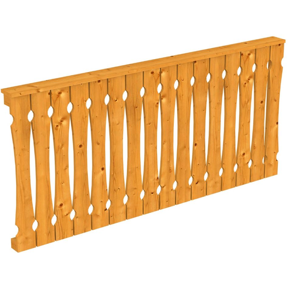 Skan Holz Seitenwand Leimholz Eiche Hell günstig
