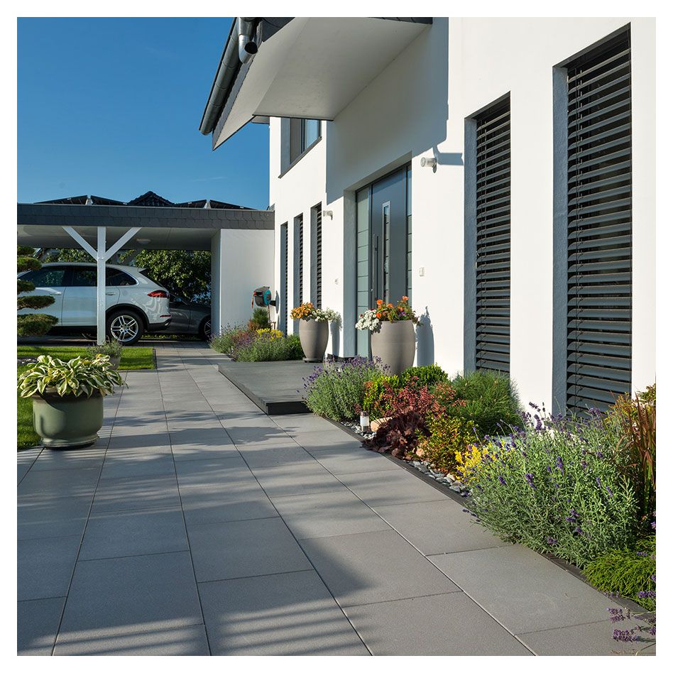 KANN Terrassenplatte Madison stone grey geschliffen & kugelgestrahlt günstig