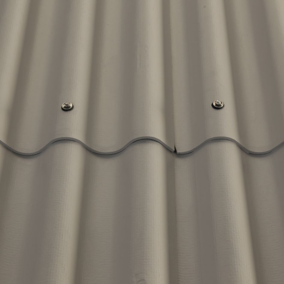 Eternit Wellplatten 177/51 Profil 5 Faserzement hellgrau, 1600 mm Image