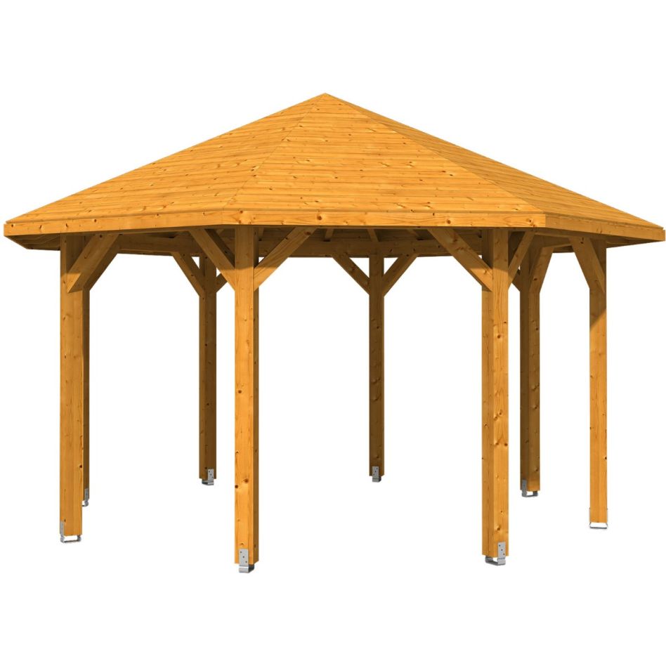 Skan Holz Pavillon Nice Eiche Hell Holzpavillon günstig