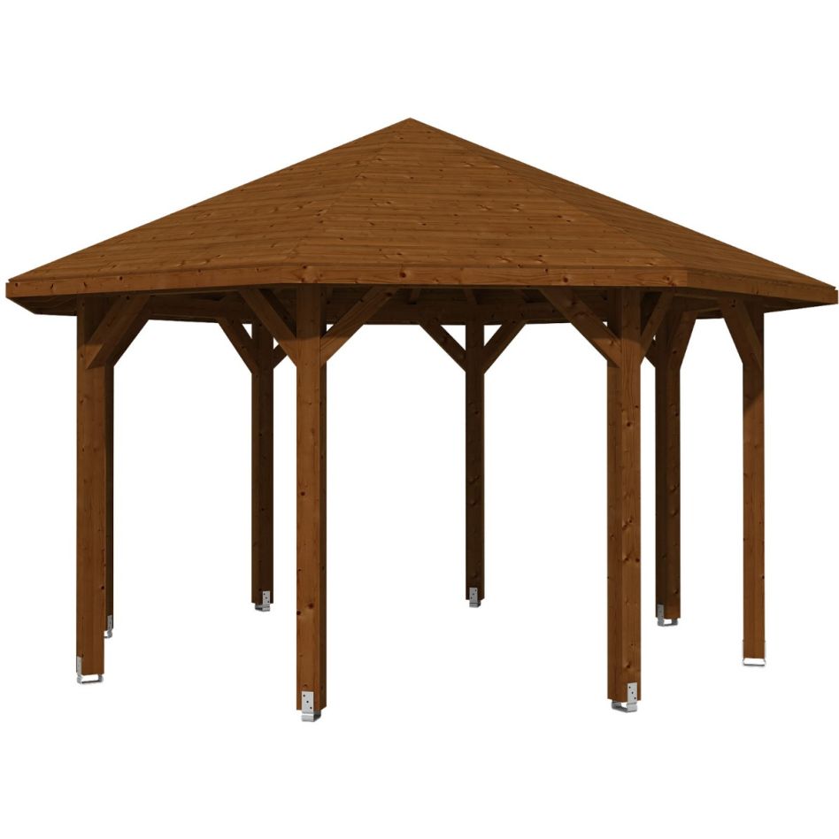 Skan Holz Pavillon Nice Nussbaum Holzpavillon günstig