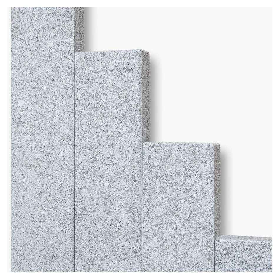 Seltra Natursteine Palisaden BRAVO EXACTA+ Granit edelgrau Herkunft Vietnam günstig