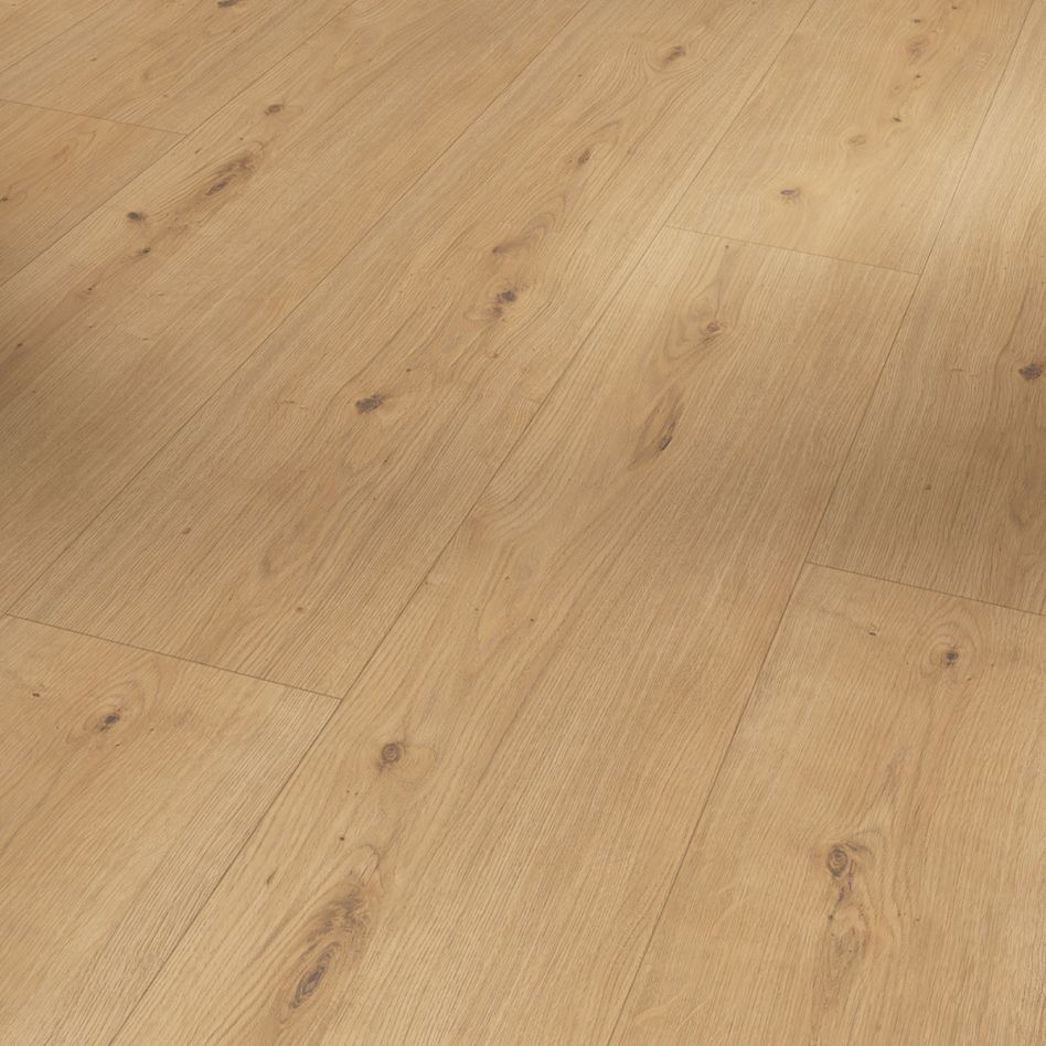 Parador Vinyl Designboden Modular ONE Eiche Athomsphere Holzdekor Landhausdiele geschliffen - braun