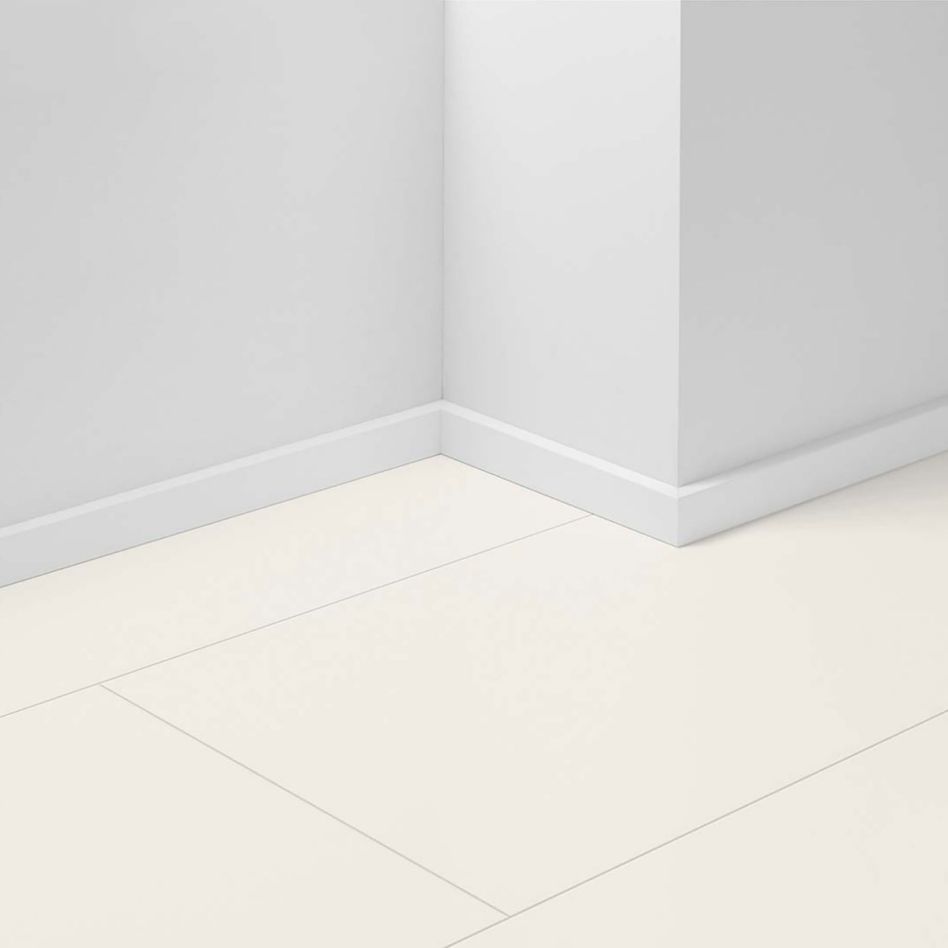 Parador Dekor-Sockelleiste D002 SL 3/18 Uni weiß (RAL 9016) Fußleisten günstig