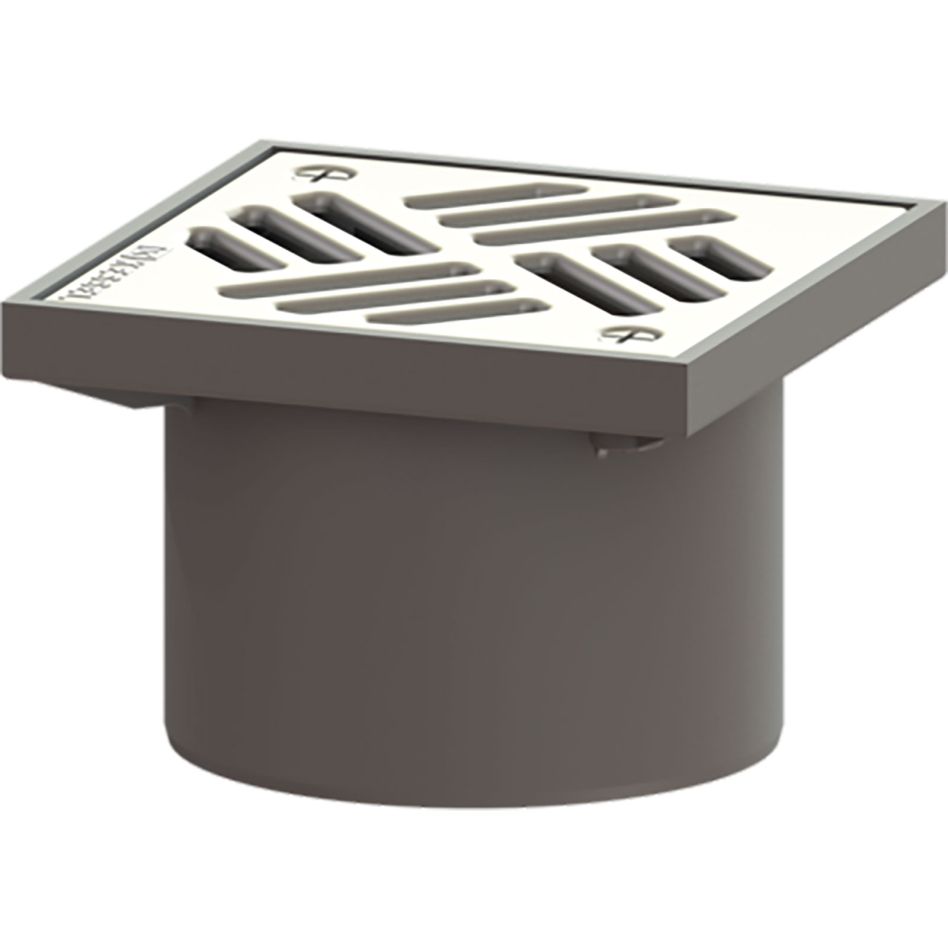 KESSEL Aufsatzstück aus ABS Schlitzrost 138x138 mm V4A K3 günstig