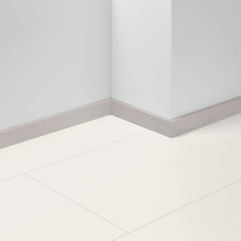 Parador Dekor-Sockelleiste SL 5 WF Eiche D128 hellgrau Fußleisten