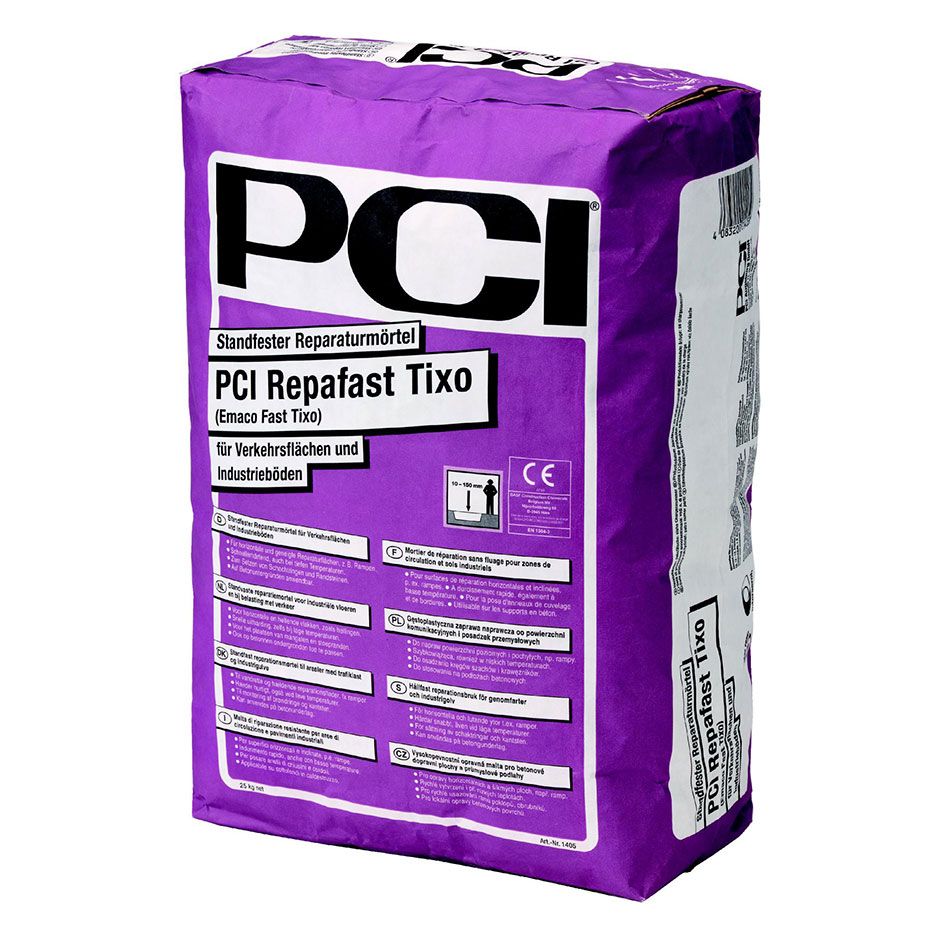 Mortier de réparation PCI Repafast Tixo thixotrope à tenue verticale Gris foncé günstig