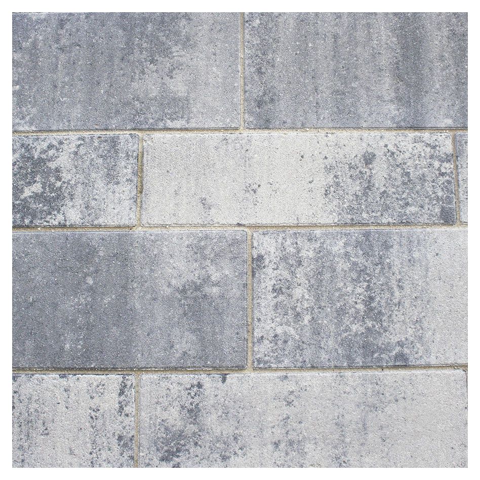 EHL CityPur-Pflaster Kombi-Langformat anthrazit-weiß-nuanciert, 1 Lage