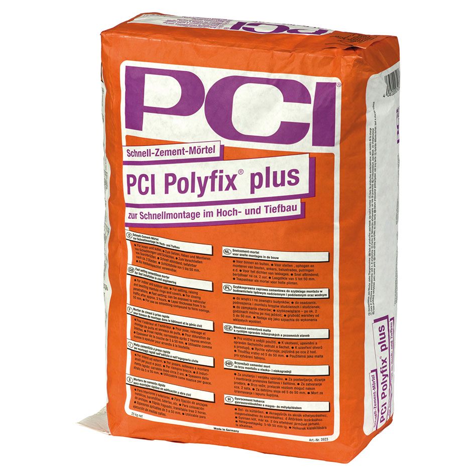 PCI Polyfix plus Schnell-Zementmörtel grau Mörtel, 20 kg