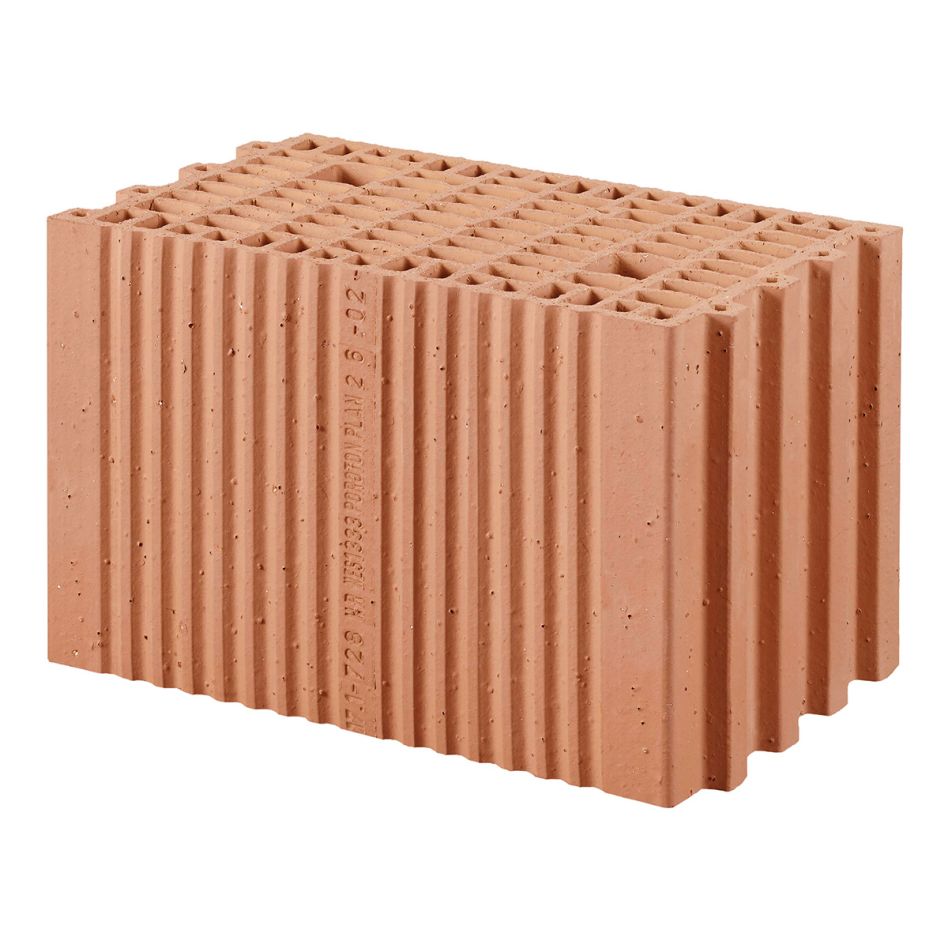 Wienerberger Poroton Planziegel T18 Ziegelstein, 24,0 cm, 60 Stück