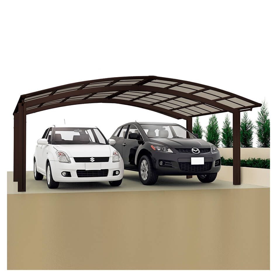 XIMAX Aluminium Carport Portoforte M Edelstahl-Optik Unterstand günstig