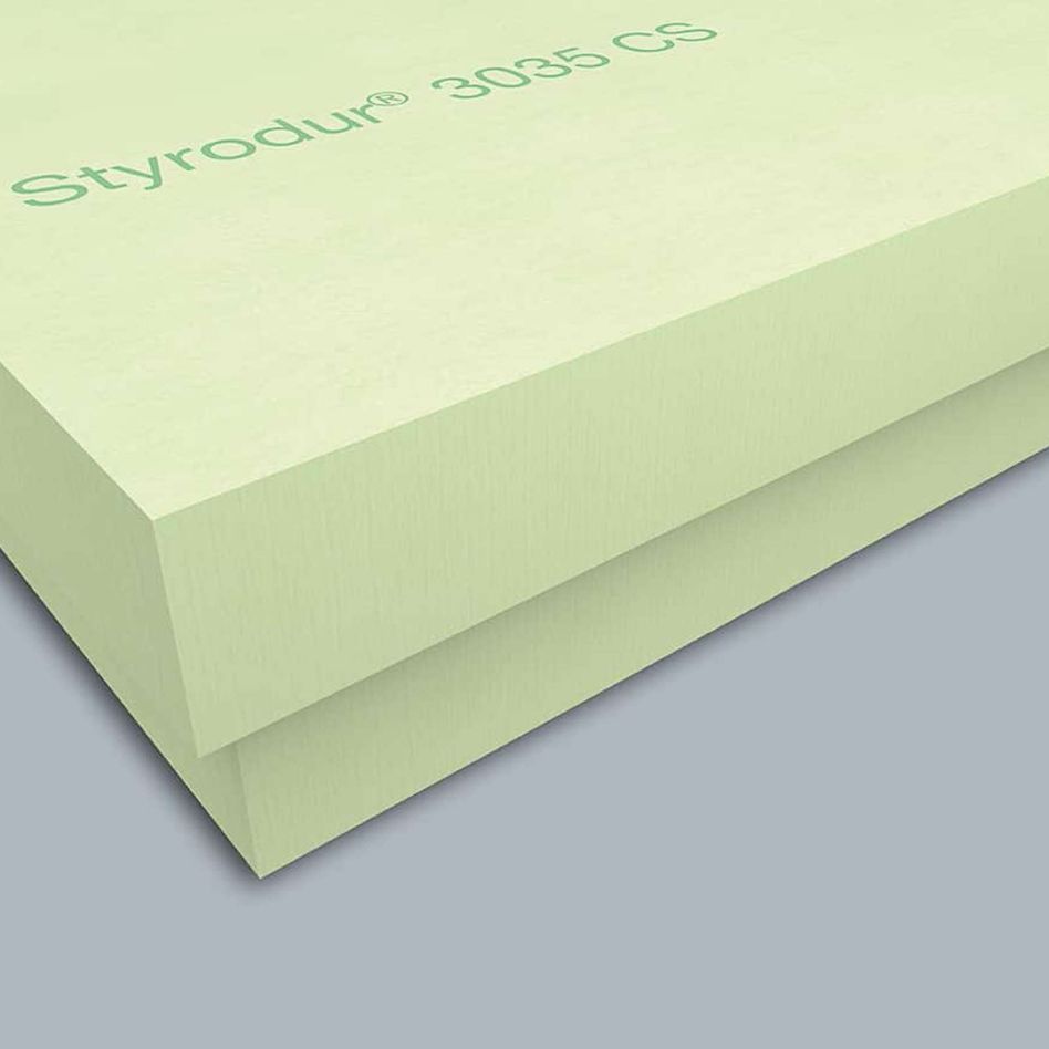 Styrodur 3000 CS plaque de mousse rigide en polystyrène avec feuillure, 80 mm, 1 pack
