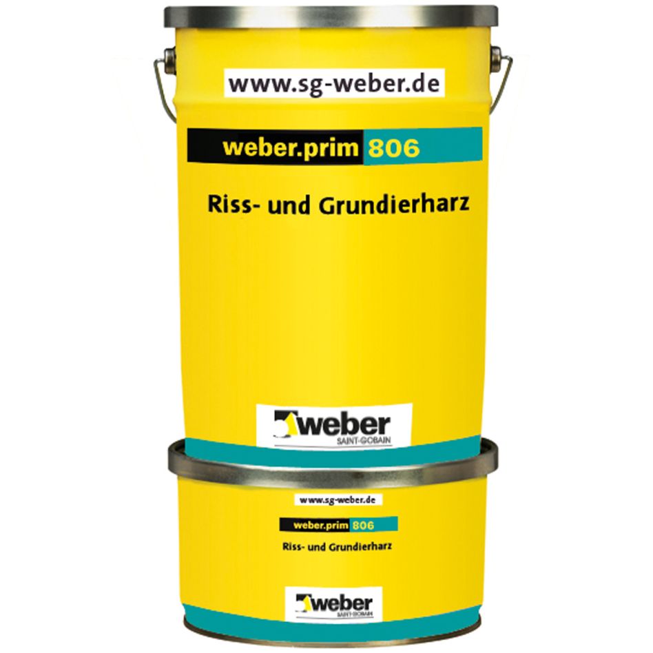 Résine époxy à prise rapide weber.prim 806 primaire chape, 3 kg
