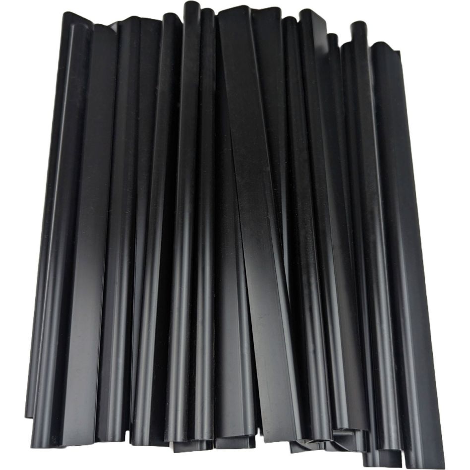 Rail de serrage pour bande de pare-vue grillage rigide double fils noir günstig