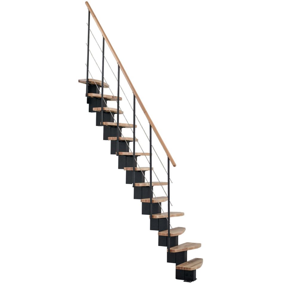 Minka escalier compact Quatro noir escalier gain de place günstig