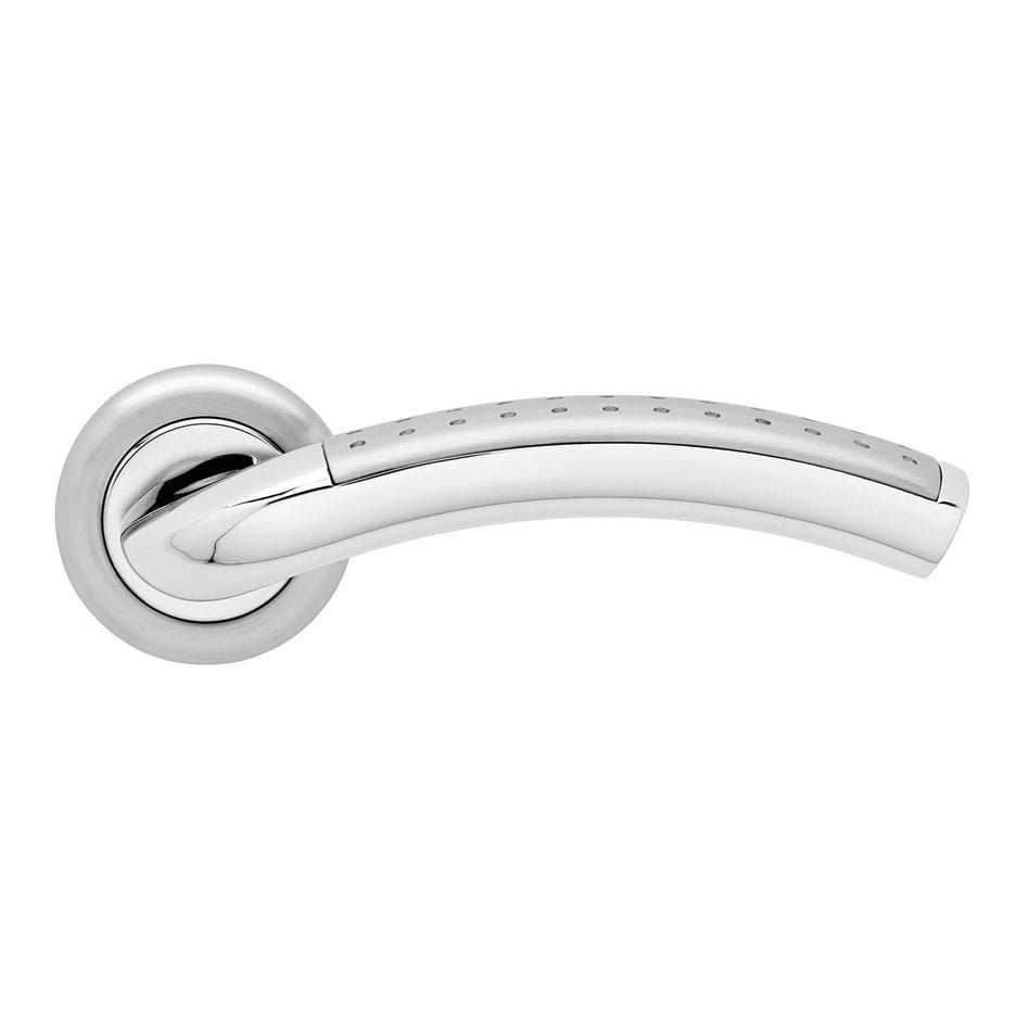 Karcher Türgriff-Garnitur Phoenix R40 Chrom und Nickel matt Türklinke Image