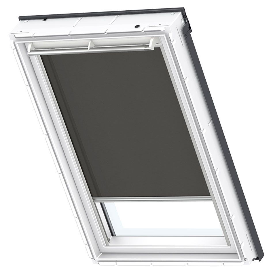 VELUX Sichtschutzrollo Uni Schwarz 4069 günstig