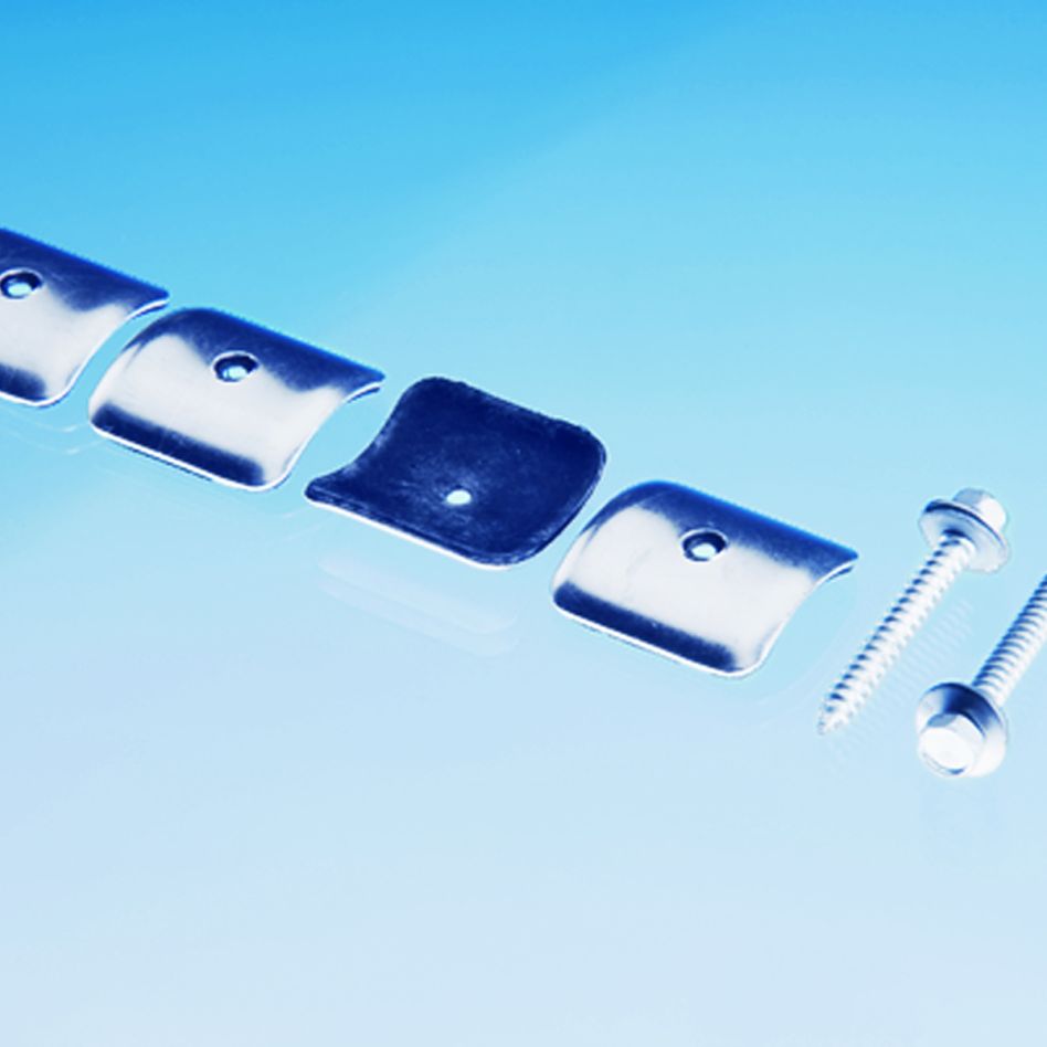 Alu Kalotten Befestigungsset SB 6071 für Wellplatten 76/18 Rund, 1 Pack günstig