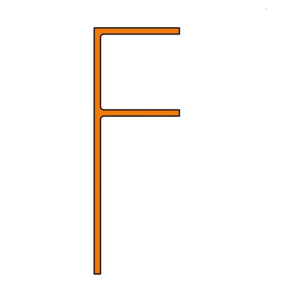 Schlüter-DECO SG Aufnahmeprofil Aluminium matt eloxiert 12,5mm